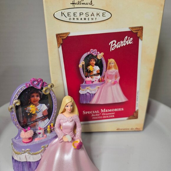 Hallmark Keepsake Barbie Special Memories Ornament Photo Holder Dated 2003 - Picture 2 of 9